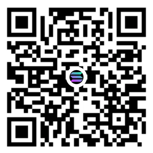 Solana (SOL) donation QR code